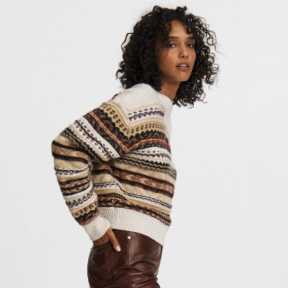 ❌SOLD❌ rag & bone Annalise Wool-Cashmere Blend Crew Sweater size XS (oversized) - Picture 8 of 8